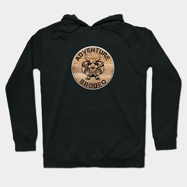 Adventure Brodeo Shield Hoodie by AuthorsandDragons